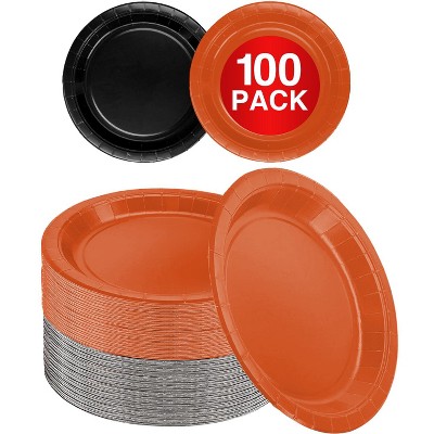 SparkSettings Disposable Dessert Paper Plates 6 3/4 Inches