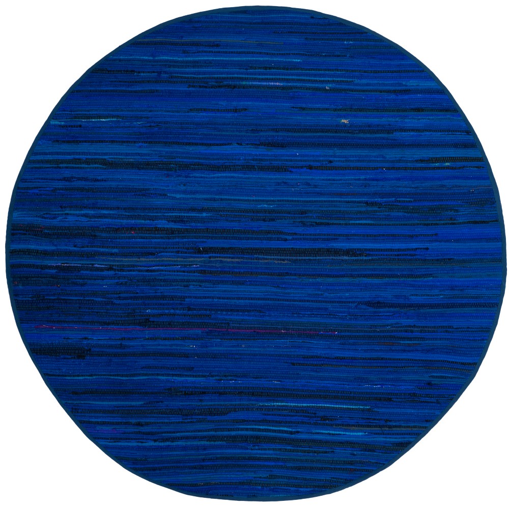  Round Jessica Woven And Flatweave Rug Blue/Multi Round