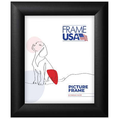 Corporate Rounded Black Satin Single Image Picture Frame