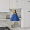 Hudson and Canal 8.5" Wide Pendant with Metal Shade - 2 of 4