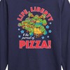 Boys' - Teenage Mutant Ninja Turtles - Life Liberty Pursuit Of Pizza Long Sleeve Graphic T-Shirt - 2 of 4