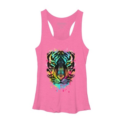 Women's Design By Humans Hunting For Colors By clingcling Racerback Tank Top