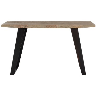 Waldo Console Table - Natural & Black - Safavieh