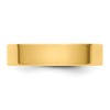 Black Bow Jewelry 5mm 14K Rose, White, or Yellow Gold Lightweight Flat Standard Fit Band - 3 of 4
