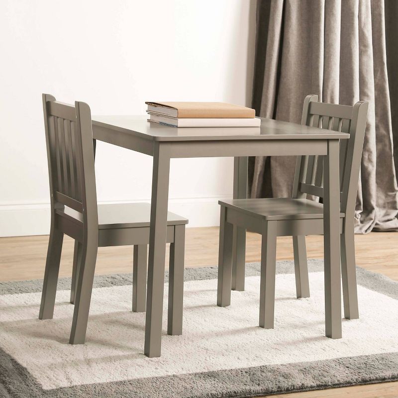 3pc Kids' Wood Table and Chair Set - Humble Crew, 5 of 6