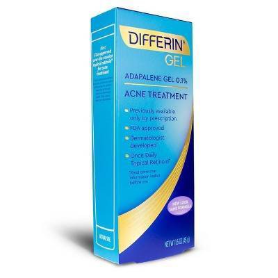 Differin Adapalene Gel 0.1% Acne Treatment - 45g