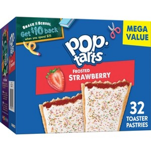 Pop-Tarts Frosted Strawberry Pastries - 32ct / 54.1oz - 1 of 4
