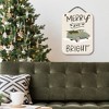 Courtside Market Merry And Bright 12x16 Hanging Artboard with Twine - 2 of 2