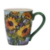 Set of 4 Sunflower Bouquet Assorted 20oz Mugs - Certified International - 2 of 4