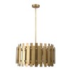Livex Lighting Greenwich 5 - Light Chandelier in  Natural Brass - 4 of 4
