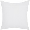 HomeRoots 18" Red and White Cotton Throw Pillow - 4 of 4