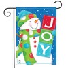 Briarwood Lane Christmas Garden Flag 12x18 For Outdoor Snowman Joy Winter For Christmas Garden Flag Flags For Outside - 2 of 4