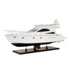 Viking Sport Cruiser Model Ship 19" H – Handcrafted Wooden Yacht Replica By Old Modern Handicrafts - 2 of 4