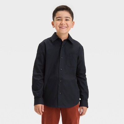 Boys' Long Sleeve Button-Down Dress Shirt - Cat & Jack™