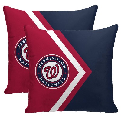 MLB Washington Nationals Side Arrow Poly Span Throw Pillow - 2pk