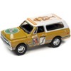 1970 Chevrolet Blazer Mustard Yellow w/White Top w/Poker Chip Collector's Token 1/64 Diecast Model Car by Johnny Lightning - 2 of 3