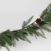 6' Christmas Unlit Icy Glitter Mixed Green with Pinecones Garland - Wondershop™ - 3 of 3