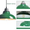 Claxy Green Pendant Light Fixture Dome Kitchen Islands Hanging Light - 2 of 4