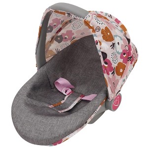 509 Crew: Melange Flora - 3-In-1 Doll Car Seat -For Dolls Up To 18",3+ - 1 of 4
