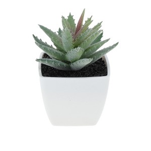 Unique Bargains Artificial Plants Plastic Pink 2.2"x2.2"x4.33" 1 Pcs - 1 of 4