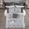 12Pcs Comforter Set, Solid Bedding Set, Microfiber Bed Comforter - 3 of 4