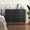 Dresser for Bedroom with 8 Drawer, TV Stand Dressers Chest of Drawers Large Wood - 2 of 4