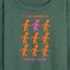 Women's - Dr. Seuss - I'll Be Famous Lightweight French Terry Wide Neck Long Sleeve Shirt - 2 of 4