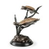 SPI Home Cast Aluminum Sea Grass Tango Sculpture with Double Turtles – Coastal Garden Accent, 17" Tall - 3 of 4