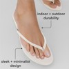 CUSHIONAIRE Cruise Flip Flops for Women Footwear | Vacation Beach Essentials | Casual Sandals with Wide Widths - 2 of 4