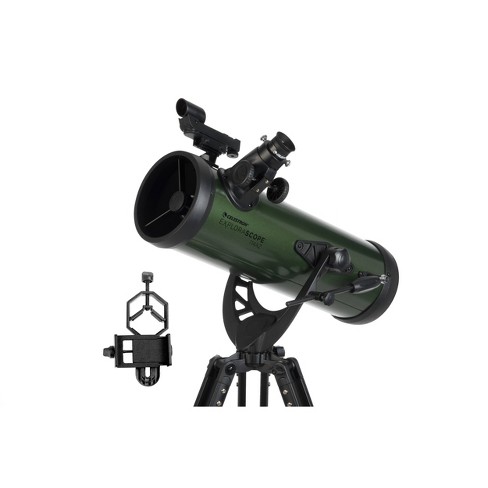 Celestron Explorascope 114az Telescope With Basic Smartphone Adapter Target