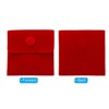 Unique Bargains Luxury Portable Soft Lightweight Jewelry Pouches with Snap Button 5 Pcs - 4 of 4