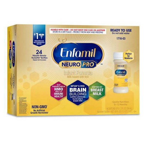 Enfamil Neuropro Infant Formula Ready To Use Bottles 24ct 2 Fl Oz Each Target