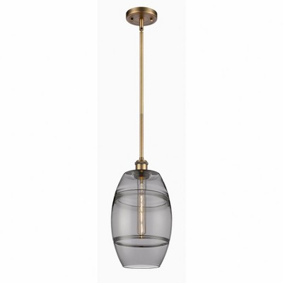 Vaz - 1 Light Stem Hung Mini Pendant In Industrial Style-9.88 Inches Tall and 8 Inches Wide