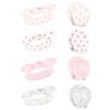 Hudson Baby Infant Girl 16Pc Cotton Headband and Scratch Mitten Set, Paris Lace Medallion, 0-6 Months - image 3 of 3