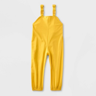 Image of Toddler Rubber Rain Bib - Cat & Jack™ Yellow 2T