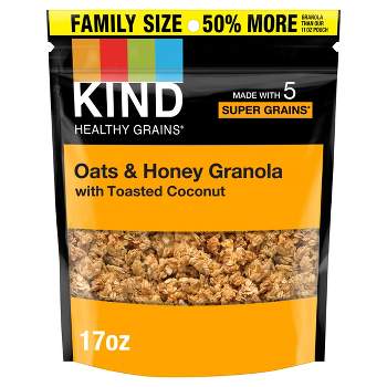 Kind Healthy Grains Oats & Honey Clusters - 11oz : Target