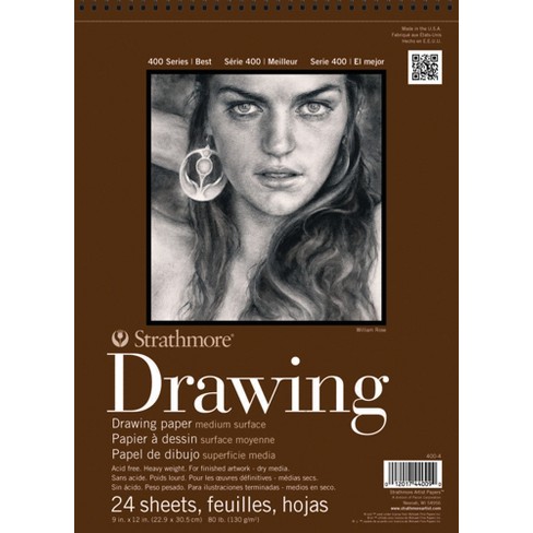 Strathmore 400 Series Drawing Pad, 18 X 24 Inches, 80 Lb, 24 Sheets : Target