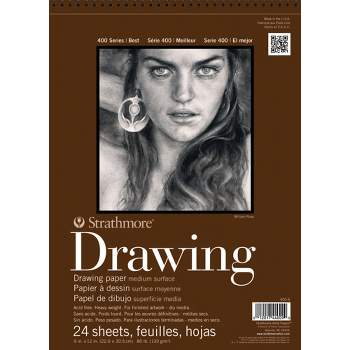 Strathmore 400 Series Drawing Pad, 14 x 17 Inches, 80 lb, 24 Sheets