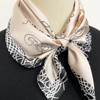 Wrapables Satin Neckerchief Square Scarf 26.5 x 26.5 Inches, Poetic Emblem - 4 of 4