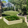 Modern Home 4'x4' Stone Raised Garden Bed Kit - Modular Flower/Planter Kit - 3 of 4