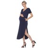 Maternity V-neck Maxi Dress - 2 of 4