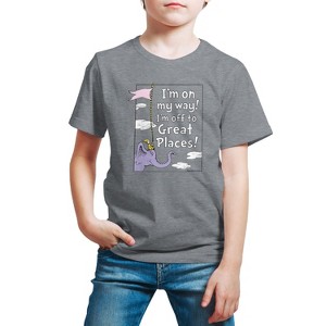 Boys' - Dr. Seuss - I'm On My Way Short Sleeve Graphic T-Shirt - 1 of 4