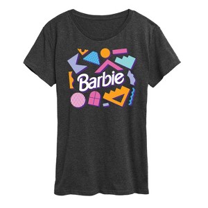 Women's - Barbie - Retro Shapes Short Sleeve Graphic T-Shirt - 1 of 4