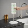 Paper Towel Holder Countertop Standing with Natural Marble Base Spring Arm for Kitchen,Bathroom - 2 of 4