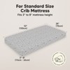 KeaBabies 2pk Isla Fitted Crib Sheets for Boys, Girls, Baby Crib Sheet, Fits Standard Nursery Crib Mattresses - 3 of 4