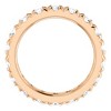 Pompeii3 2 Cttw Diamond Eternity Ring Split Prong Women's Wedding Band 14k Rose Gold - 4 of 4