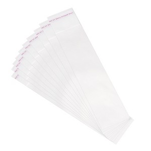 Unique Bargains Self-Sealing Water Resistant Cello Poly Bags for Packing Cookies 500 Pcs - 1 of 4