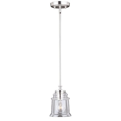 Vaxcel Toledo 1 - Light Pendant in  Satin Nickel
