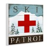 Stupell Industries Ski Patrol Rustic Cabin Sign, 12" x 12" - 3 of 4
