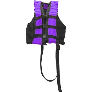 Hardcore life jacket paddle vest; Coast Guard approved Type III PFD life vest flotation device w/Leg Strap - 1 of 4
